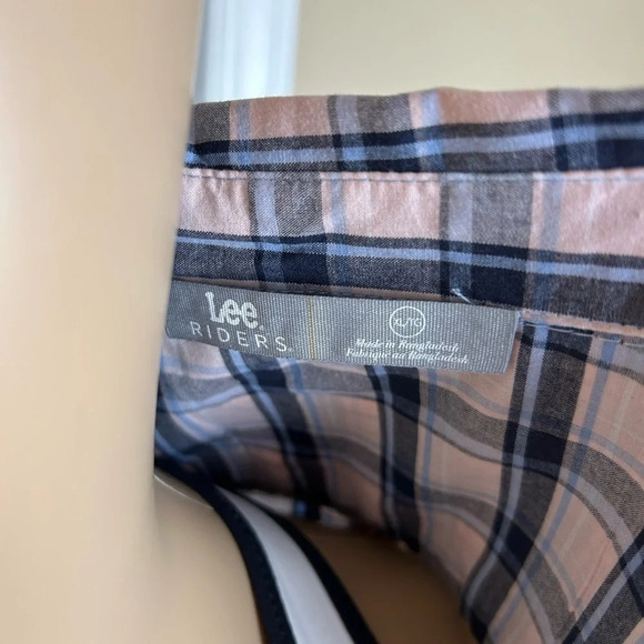 Vintage NWT sleeveless country pink plaid shirt L & XL Yellowstone,western vibe - Picture 13 of 15